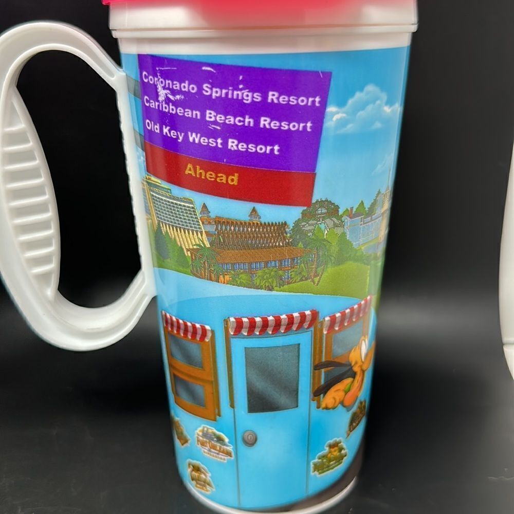 Walt Disney World Disney Parks Whirley Drink Works Travel Mug Plastic Cup - Picture 4 of 4